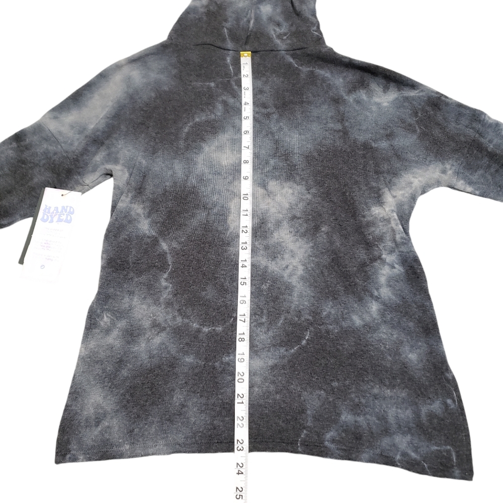 SOLD-Glyder Rush Hoodie Black Tie Dye Small - Picture 9 of 12